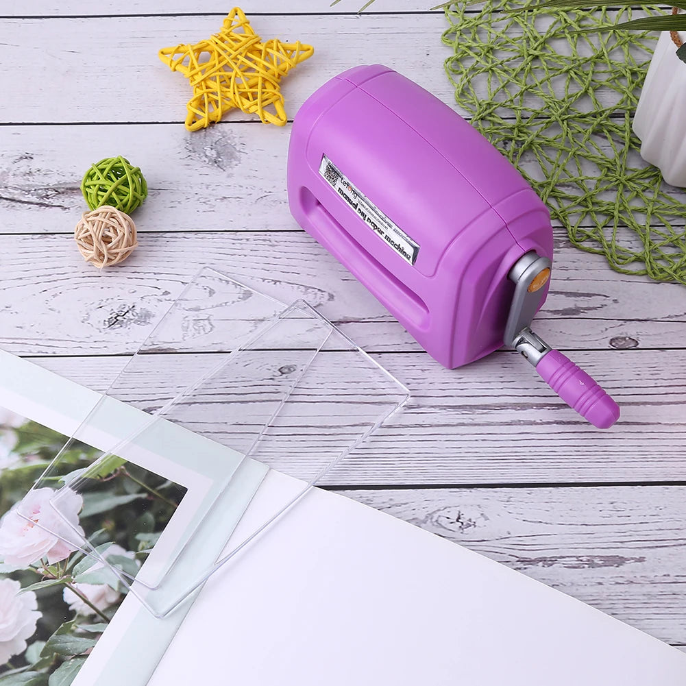 Portable Die Cut & Embossing Machine with Backing Plates Die Cut Embossing Machine Vue