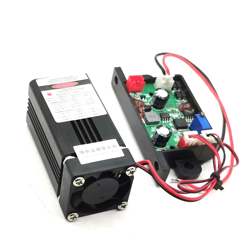 532nm 50mw/ 100mW/150mw Green Ray Laser Diode Module DC12V Long-Time Working TTL & Driver Out Vue