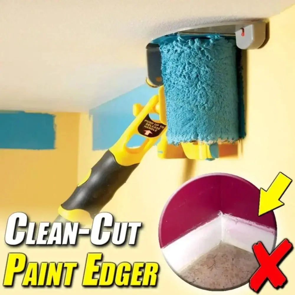 Clean-cut Edger Paint Edger Roller Brush Hand-Held Tool Color Separation Wall Repair Tools Multi-use Professional Painting Vue