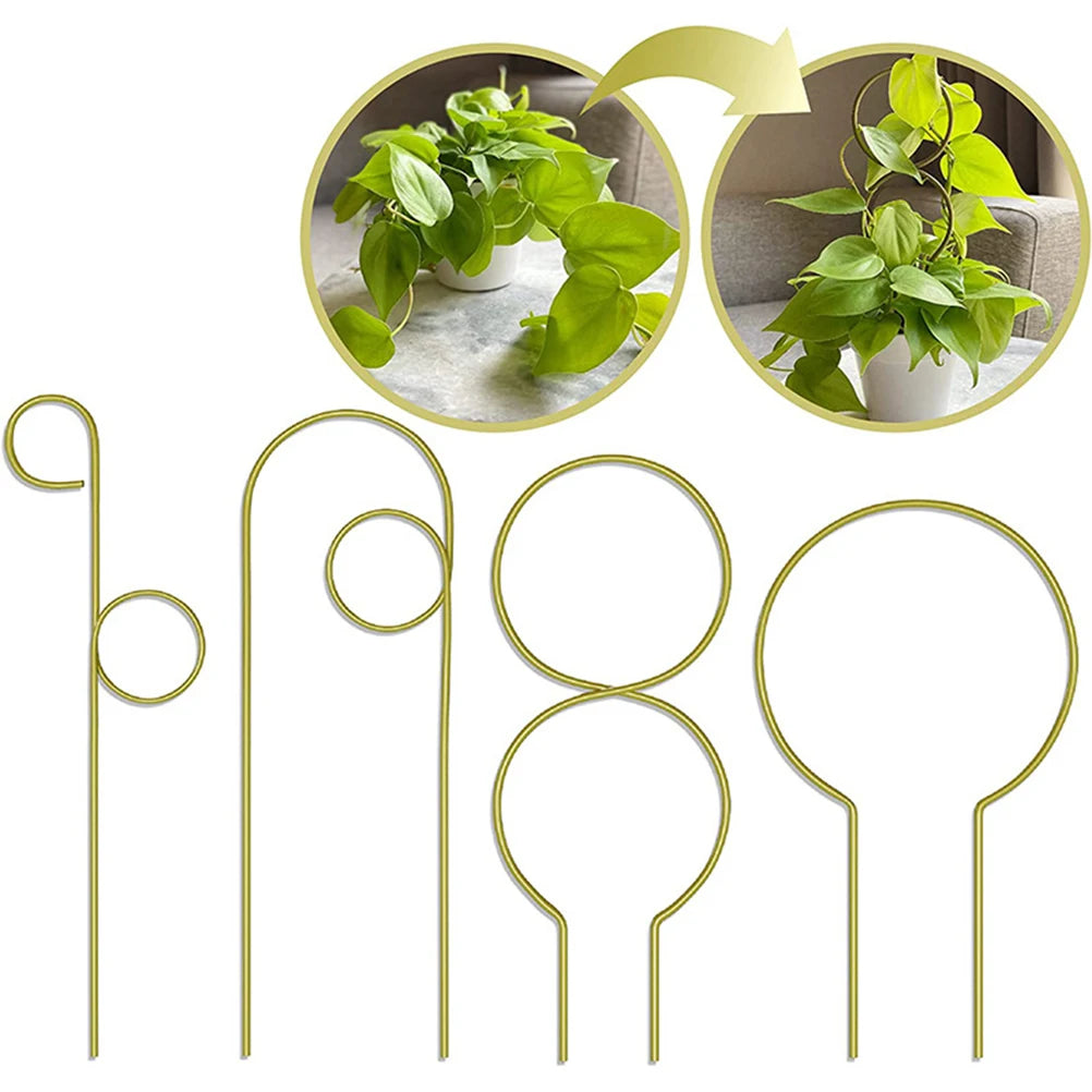 4PCS Iron Plant Climbing Frame Potted Flower Arrangement Support for Green Plants, Support Climbing Vines & Flowers Vue Default Title