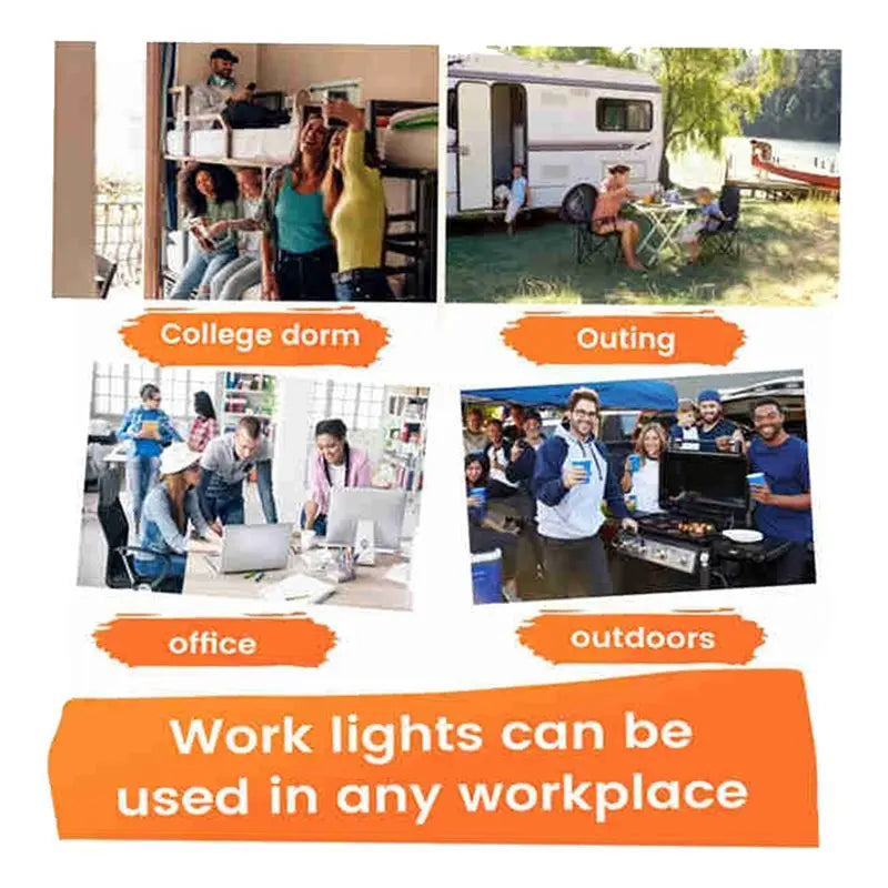 ABKW-Outdoor Work Fishin Work Light 4 Inch 16 Bead Spotlight Led Light For 18V Battery Power Handheld Emergency Tool Lam Vue