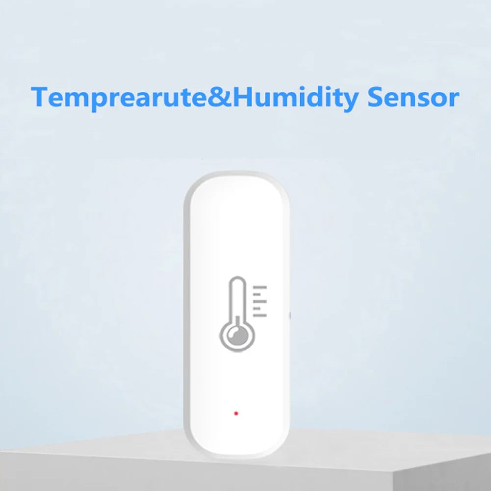 Tuya ZigBee/WiFi Temperature Humidity Sensor Detector Smart Home Thermometer Hygrometer APP Remote Monitor Via Smart Life Works Vue