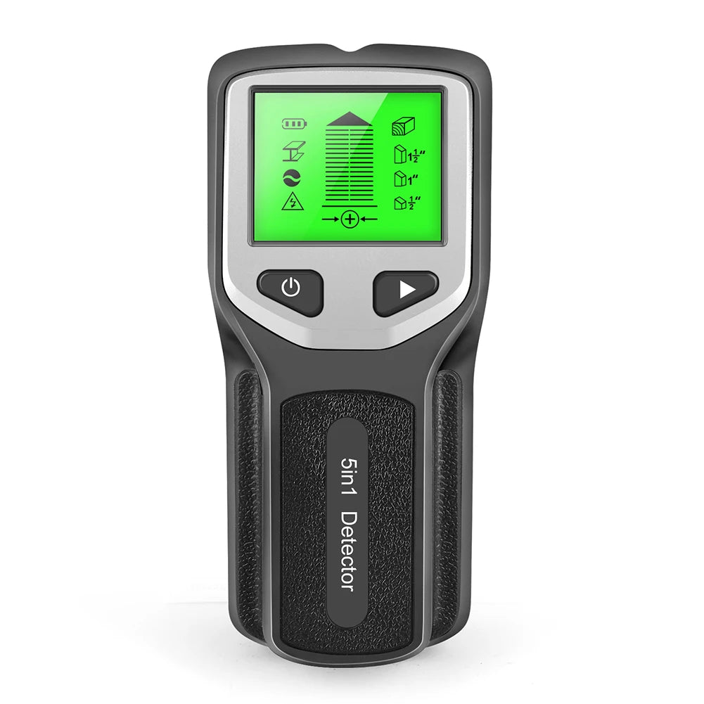 5-in-1 Stud & Metal Detector Wall Scanner | LCD Display Wall Scanner Vue