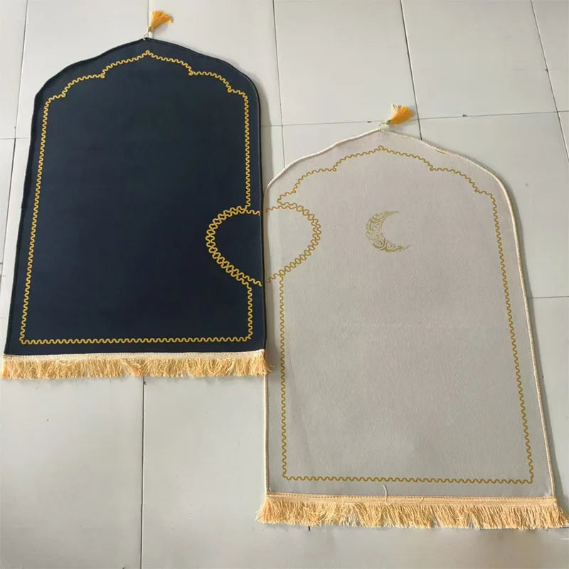 Irregular Flannel Prayer Rug Thick Short Pile Sponge Back Floor Mat Home Altar Meditation Corner Adults Cozy Spiritual Gift Vue 70x110cm A12