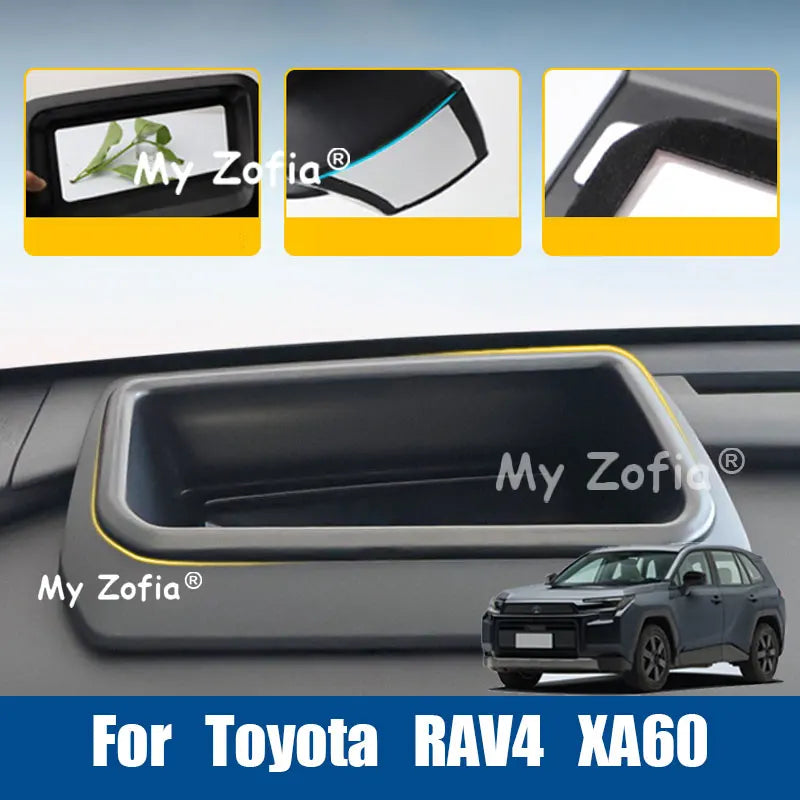 Clear Transparent Car HUD Head Up Cover Anti Dust Anti Glare Anti Scratch Interior Accessories For Toyota RAV4 XA60 2026 2027 Vue