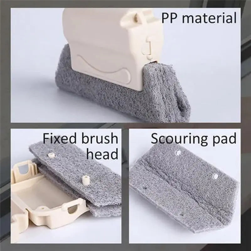 ABKW-Window Groove Cleaning Brush, Magic Window Track Cleaner, Window Sill Cleaning Tool, Window Track Cleaning Tool Vue