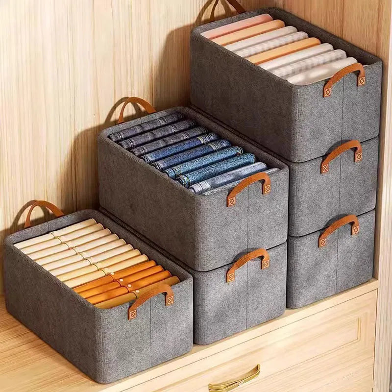 Thicken Clothes Organizer Pants Sweater Storage Cabinets Drawers Organizer Jeans Storage Box Wardrobe Clothes Organizers Vue