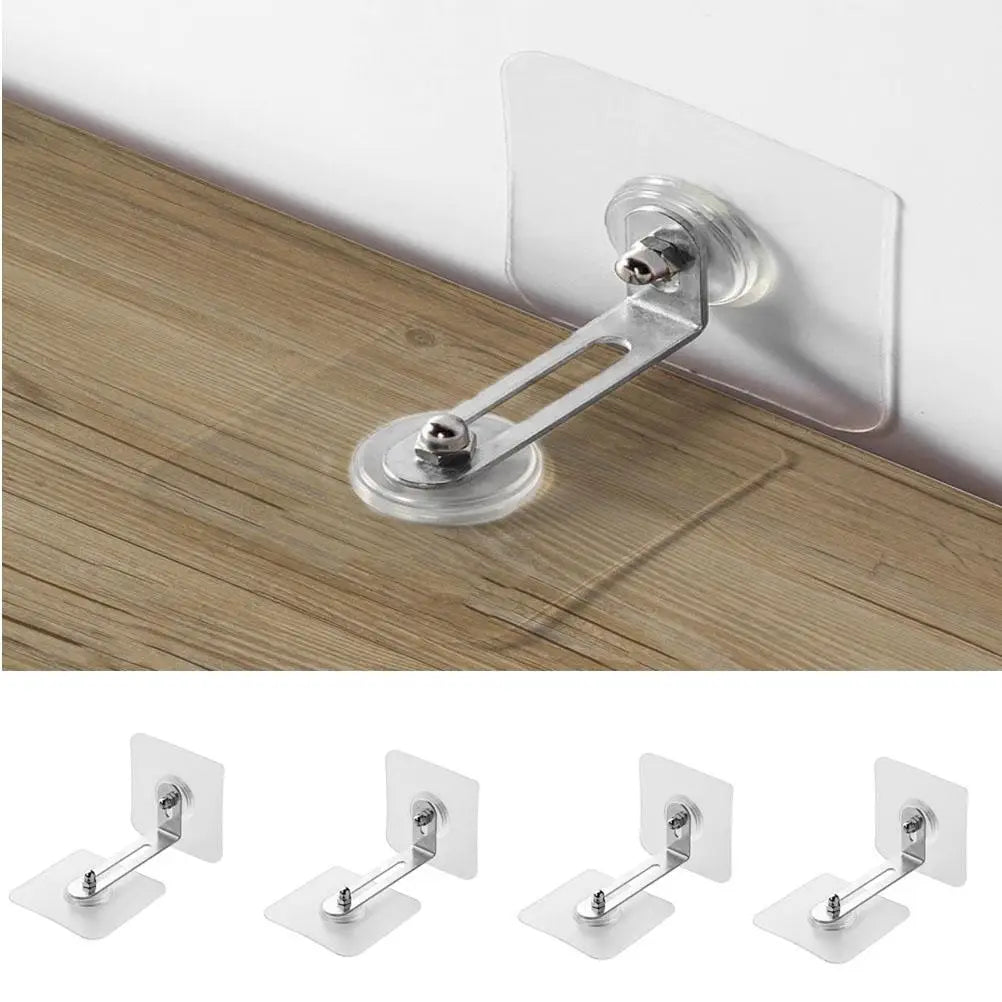 4pcs/set TV Cabinet Fixed Prevent Dumping Device Punch-free Furniture Anti-falling Fixture for Sideboards and Cabinets Vue Default Title