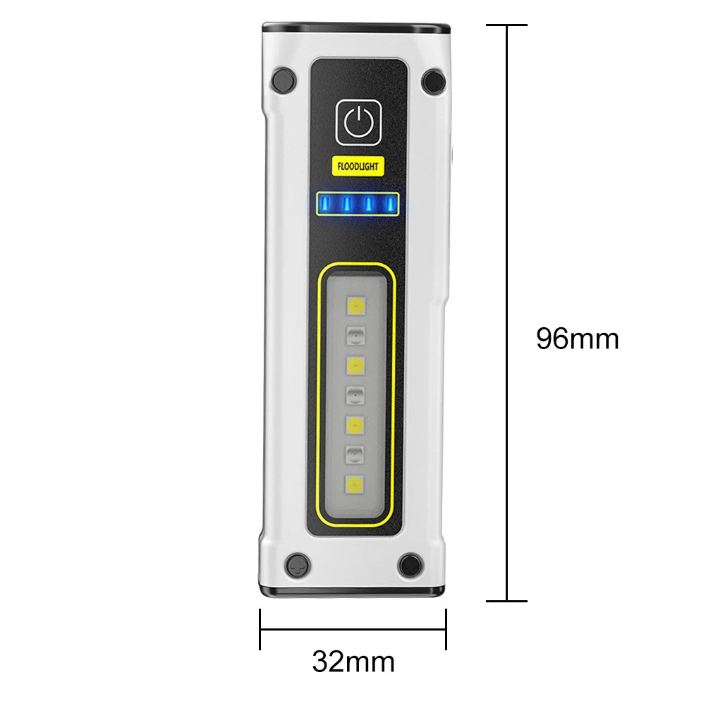 APWIKOGER XPG COB LED Flashlight 7-Gear 500LM Rechargeable Rechargeable LED Flashlight Vue