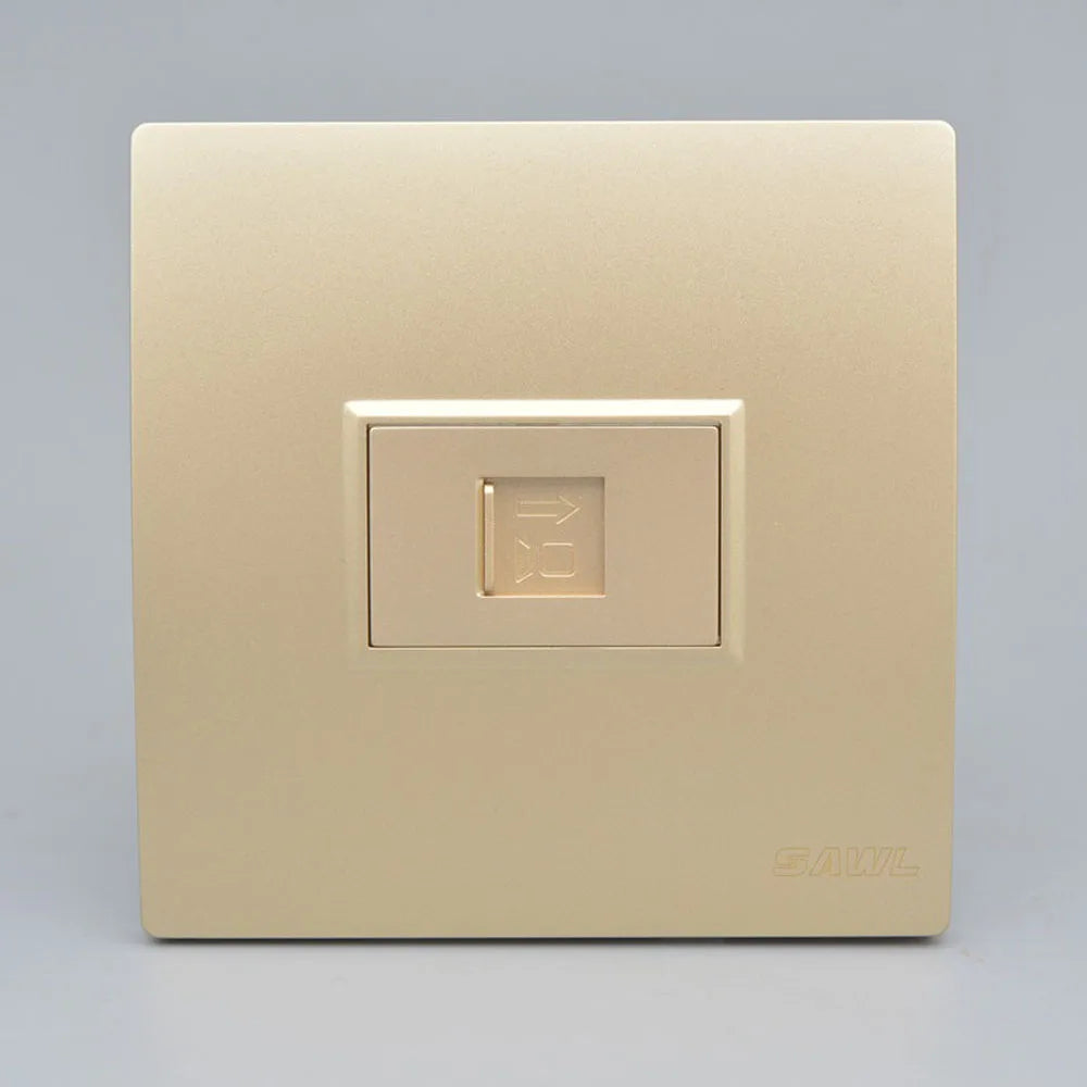 CAT5E Gigabit Network Socket RJ45 Ethernet Cable Faceplate Networking Port Socket 86 Type Cable Installation Outlet Panel Vue