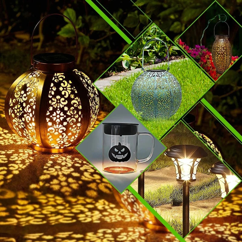 Solar Panel with LED Lantern Light Lid Solar Lights Top Replacement Part for Outdoor Hanging Lanterns DIY Table Lights Decor Vue