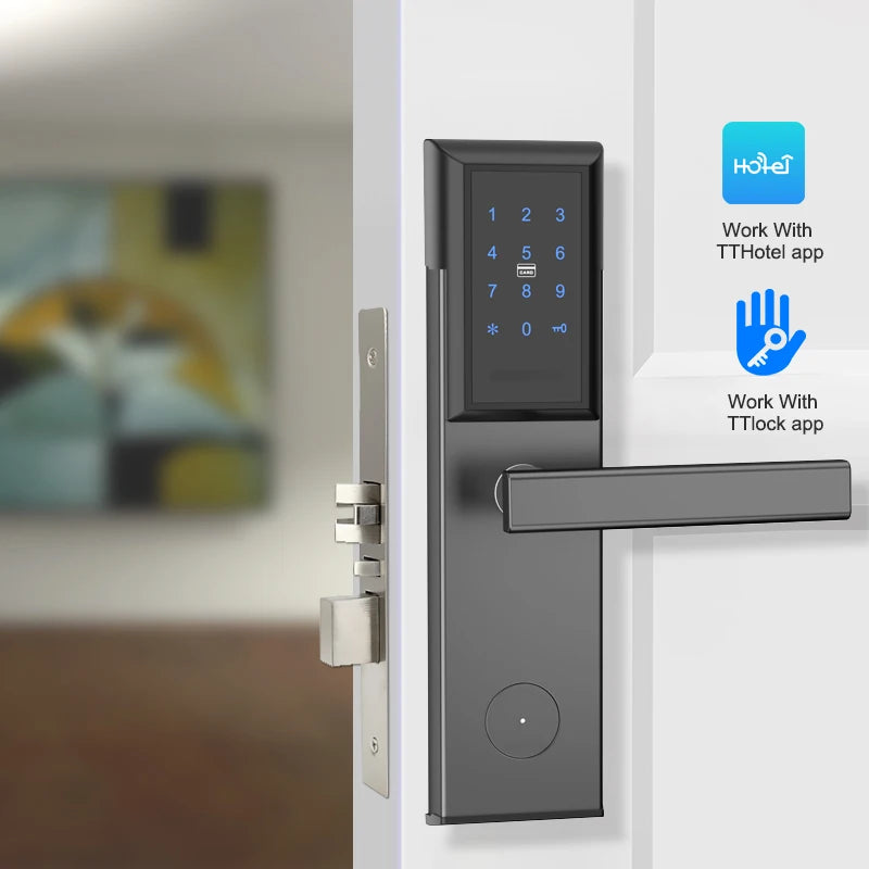 TTlock/ TThotel/ TTrenting Bluetooth Smart Card Digital Keypad Code Password Keyless Door Lock Electronic Vue
