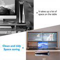 Hot-Under Desk Holder For PS5/PS5 Slim Stealth Mount Compaitble With For Playstation 5 Disc & Digital Edition Game Console Vue Black