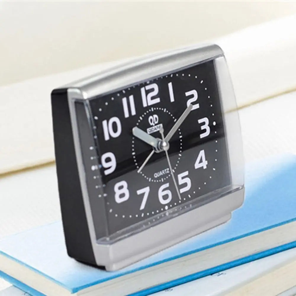 Practical Silent Square Digital Alarm Clock Simple Easy to Read Bedside Wake-up Clock Desk Mute Clock Desktop Vue