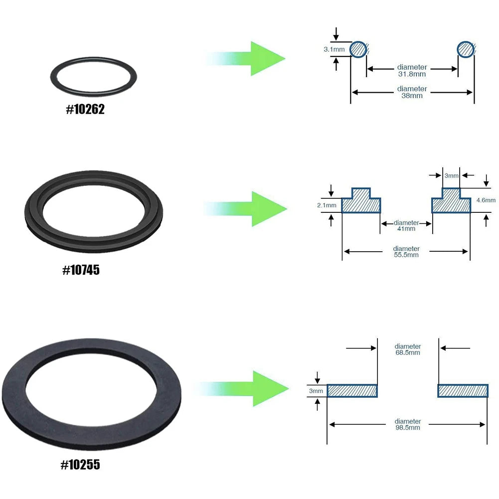 Pool Gasket Washer Replacement Ring Strainer Gaskets Equipment Parts Anti-corrosion Wear-resistant for Intex Poolnars10747/25006 Vue
