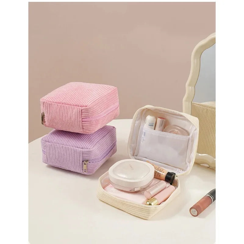 Multifunctional Mini Earphone Storage Pouch Sanitary Napkins Organizer Bags Women Portable Makeup Lipstick Travel Organizer Bag Vue