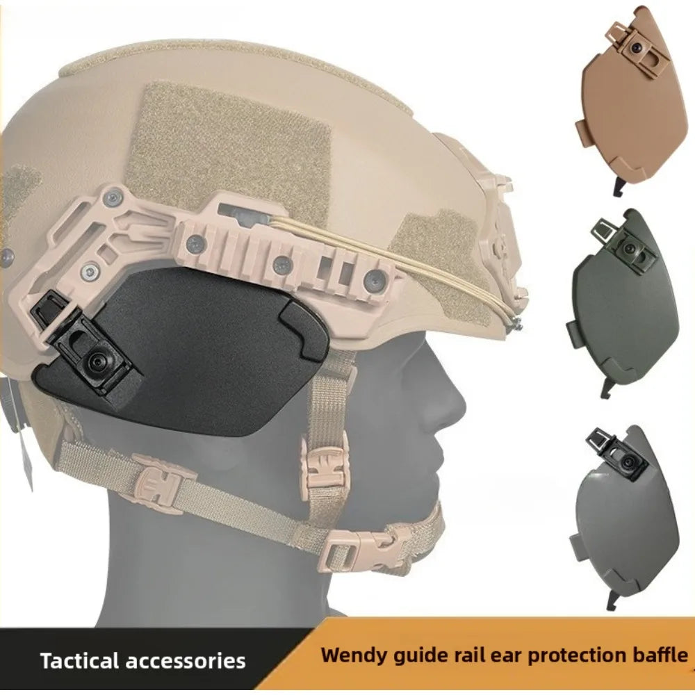 Team Wendy EX0021 Helmet 3.0 Rail Special Ear Protection Accessories Wendy 3rd Generation Rail Face Protection Thick Plate Vue