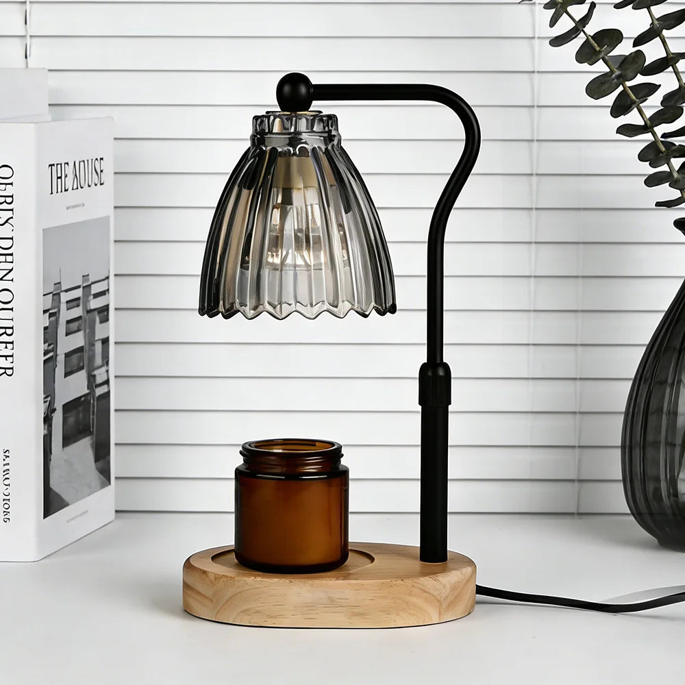 Candle Warmer Lamp with Timer Dimmable Wax Warmer Lamp Modern Candle Heater Lamp for Birthday House Warming Day Gifts Home Decor Vue