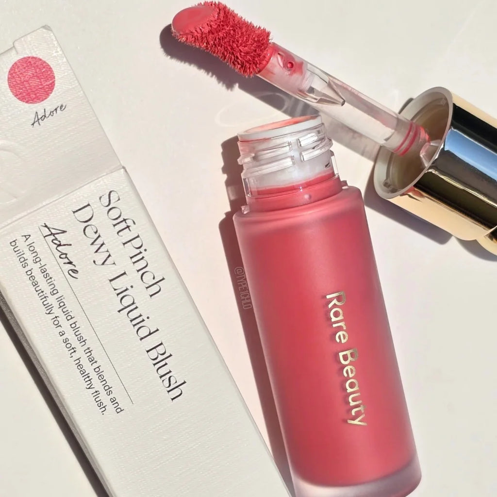 Popular New Rare Beauty Soft Silky Pinch Liquid Blush Silky and Glides on Smoothly Long Lasting Plump Makeup Virtue Happy Worth Vue