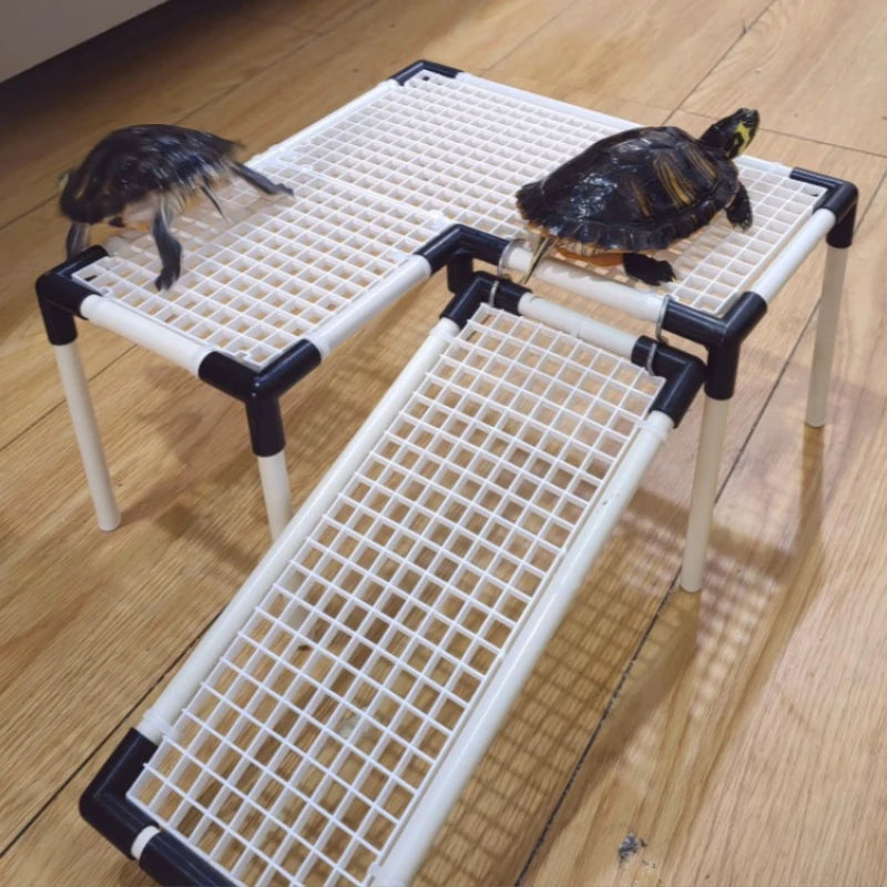 Turtle Basking Platform Resting Ramp Turtles Terrarium Drying Platform Aquatic Turtles Climbing Rack Water Turtle Rest Area Vue