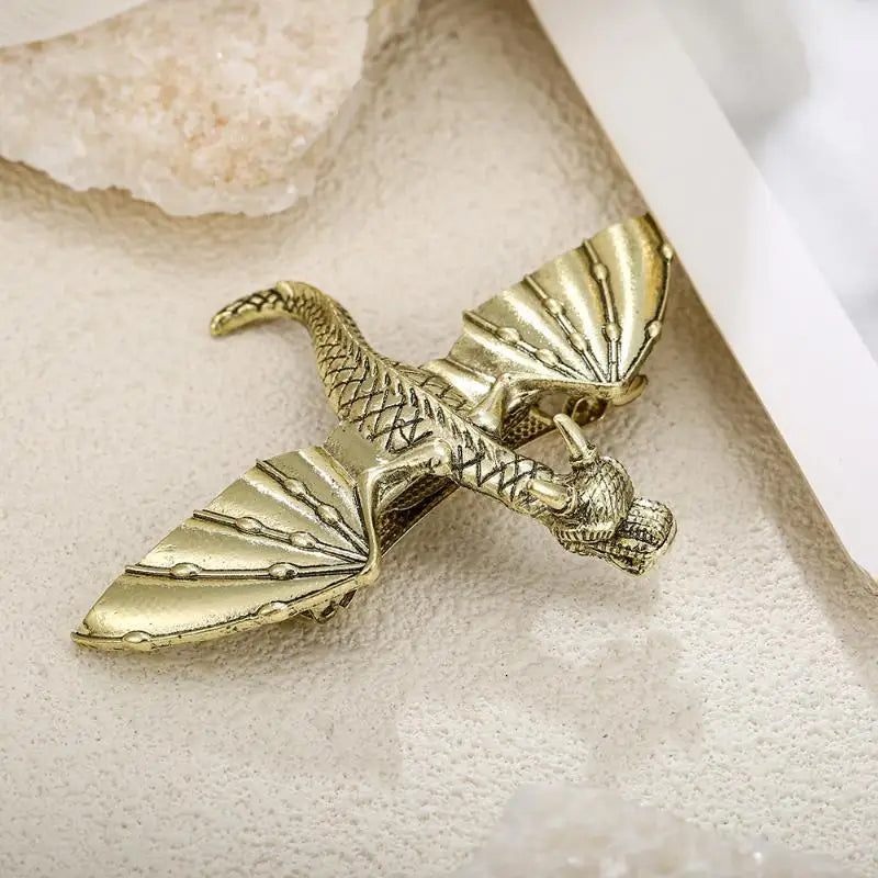 Vintage Viking Dragon Hairpin Fashionable And Elegant Women's Retro Nordic Norwegian Style Hair Accessory Gift Vue A2