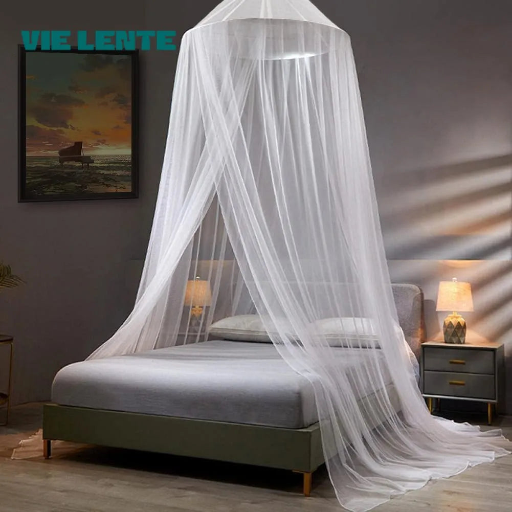 Mosquito Mesh Net Large Dome Hanging Mosquito Net Bed Net Tent Fly Insect Repellent Protection Home for Bed Canopy Dropshipping Vue