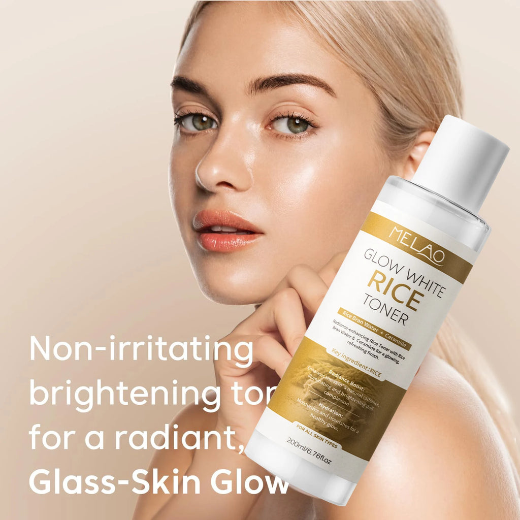 200ml Rice Toner Moisturizing Skin Care Hydrating soothing Gentle Nourishing Brightening For Young Glowy Korean Skin Care Vue