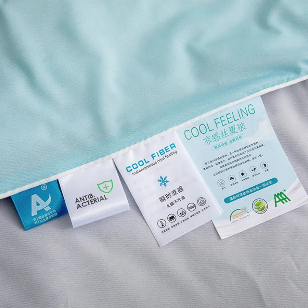 Ice Silk Cooling Blanket – Lightweight Summer Comforter Twin/King Cooling Blanket Vue