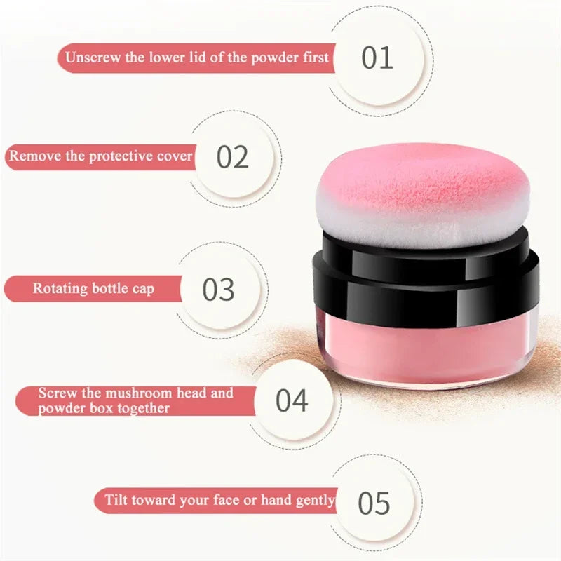 Soft Face Blusher Powder Cheek Nourishing Brightening Complexion Blush Palette Long-lasting Oil-control Facial Beauty Makeup Vue