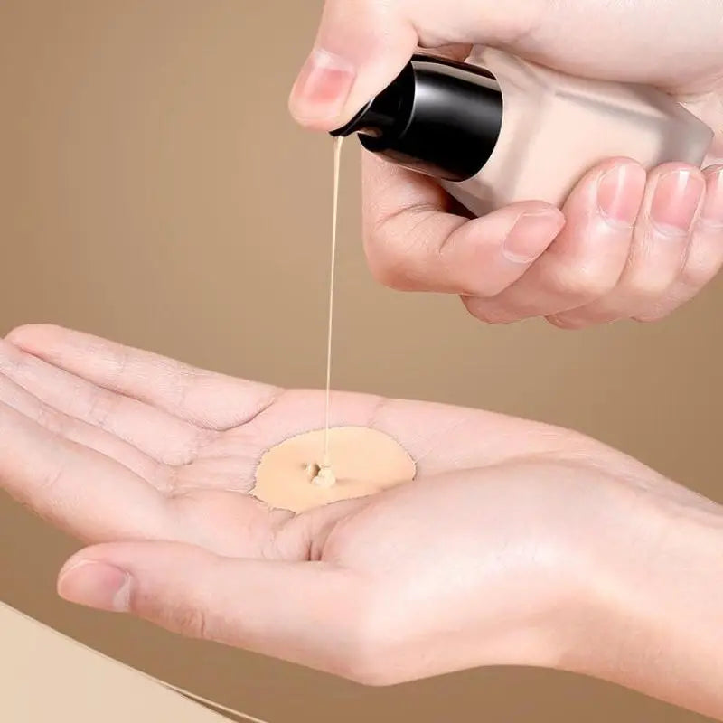 15/30ml Empty Pump Bottle Makeup Transparent Square Refillable Bottle Glass Liquid Foundation Container Portable Pump Bottle Vue