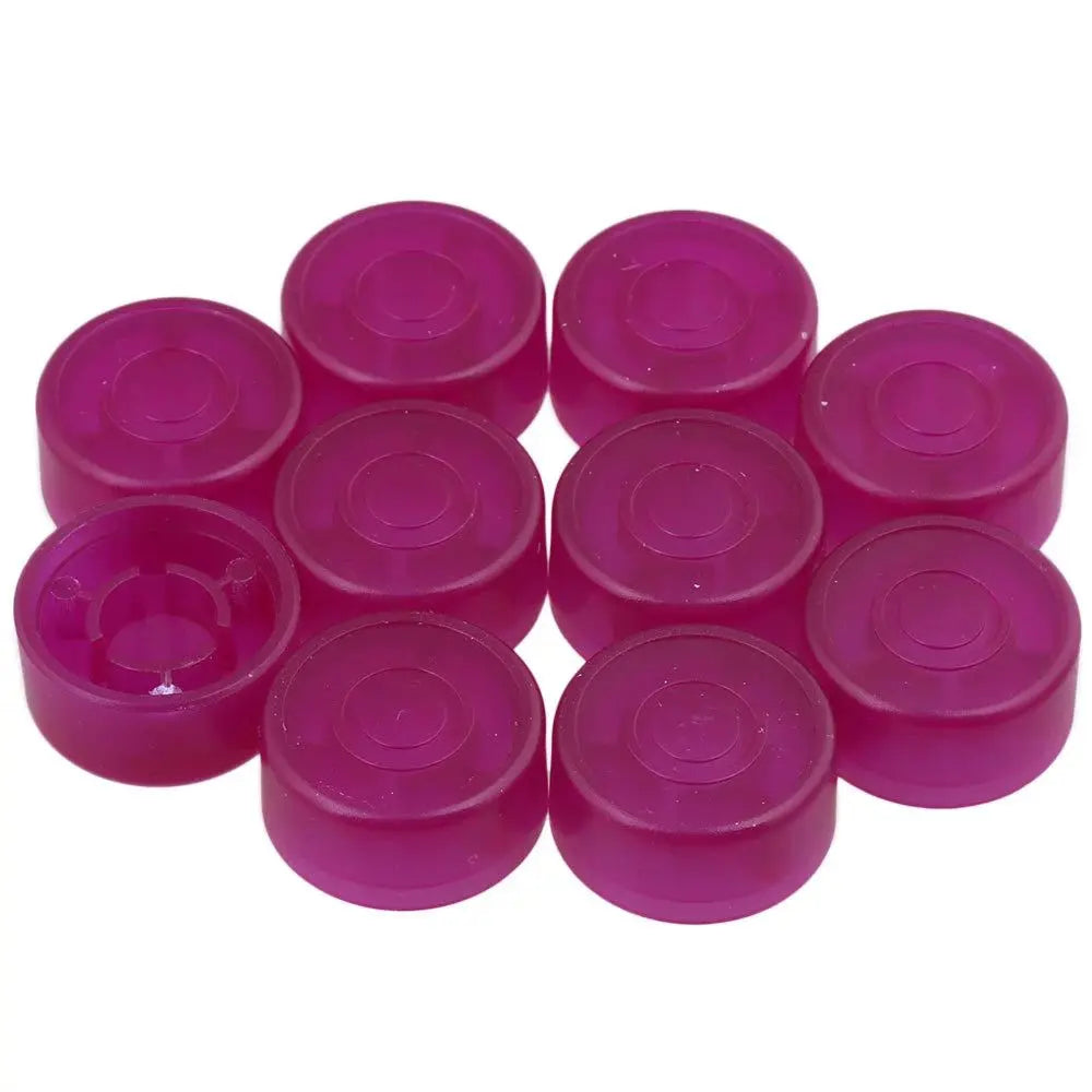 10Pcs/pack Amplifiers Candy Cover Button Bumper Footswitch Topper Protector Guitar Switch Pedal Cap Knob Cap Foot Nail Cap Vue light purple