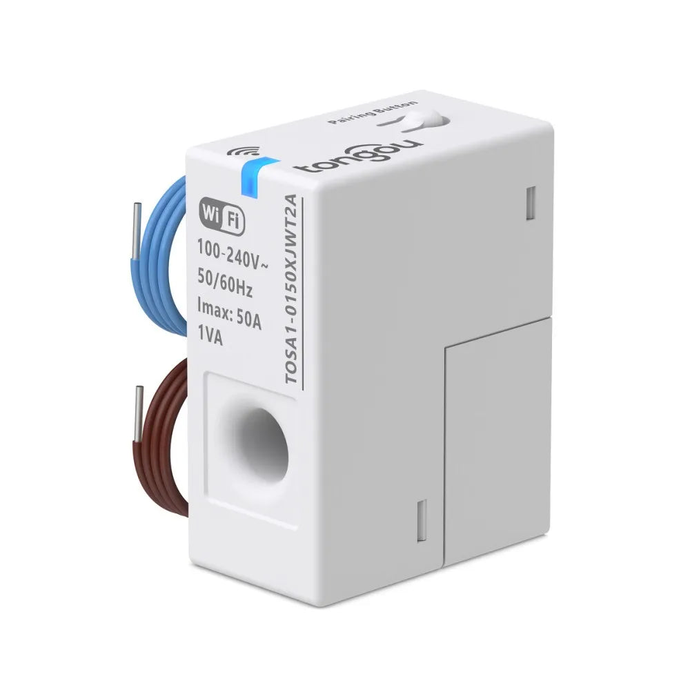 Tuya Smart WiFi Energy Meter with kWh Monitoring and Prepaid Function 1-50A Real-time Power Consumption/Voltage/Current Monitor Vue