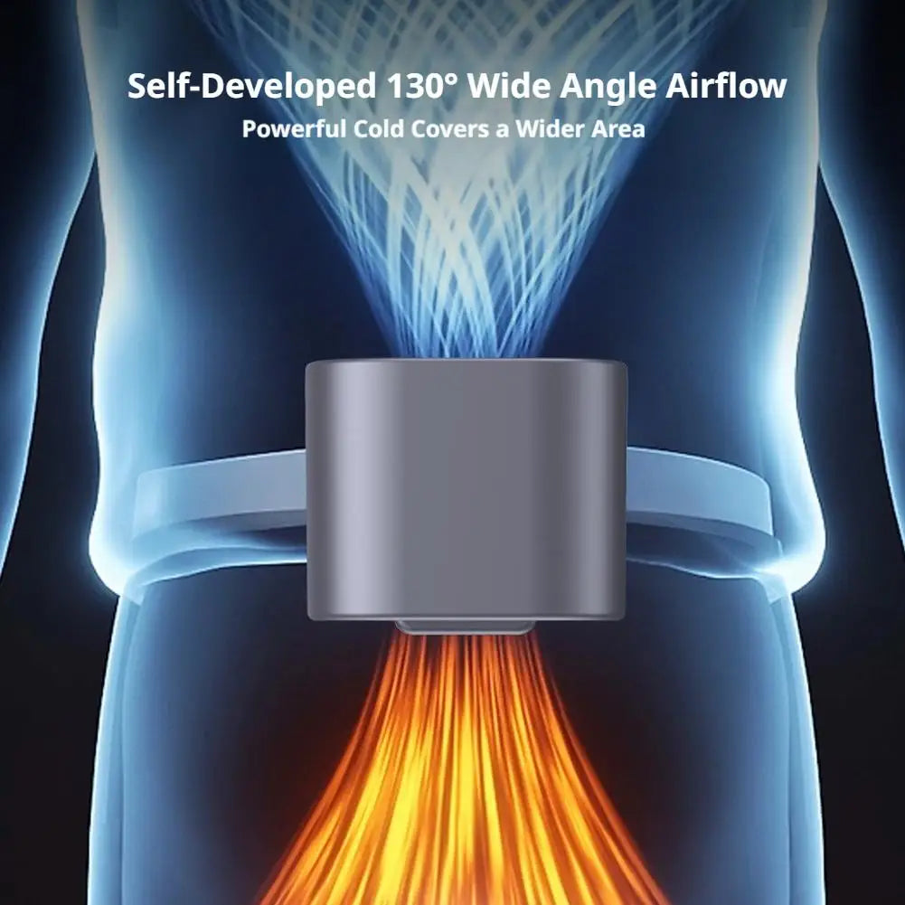 Powerful Airflow Clip Fan USB Charging Mute LED Digital Display Cooling Function Car Clip-on Mini Fan Portable Car Electric Fan Vue