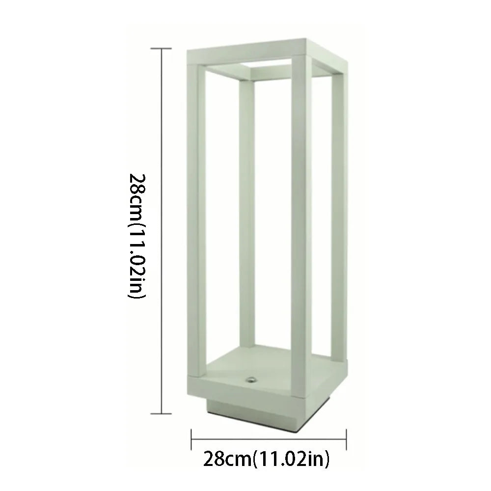 Modern European Design LED Table Lamp Waterproof Ip65 Rechargeable Rechargeable Table Lamp Decorative Lighting LED Technology Vue Green
