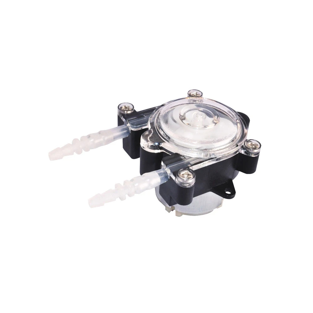 6V 65-150ml/min High-Flow Peristaltic Pump Miniature Dosing Pump Peristaltic Hose Pump for Lab Aquarium Chemical Analysis Liquid Vue