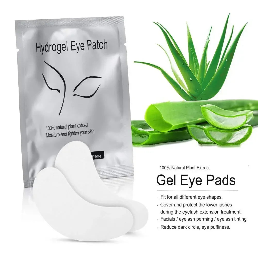 50/100pairs Eyelashes For Eyelash Extensions Eye Pads Pillows Disposable Patch Under Lash Tips Lint Free Sticker Wraps Makeup Vue