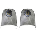 Summer Outdoor Sunshade Sun Protection Hat Heat Insulation Hat Thickened One-piece Cloak Rainproof Tea Picking Fishing Cloak Hat Vue 2pcs