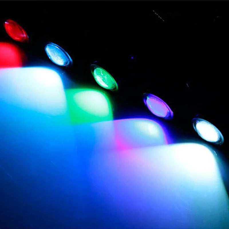 9W Ultra Thin Eagle Eye LED Light Waterproof Screw Type Reverse Backup Light for Motorcycle Scooter Off Road Bumper Tail Lamp Vue
