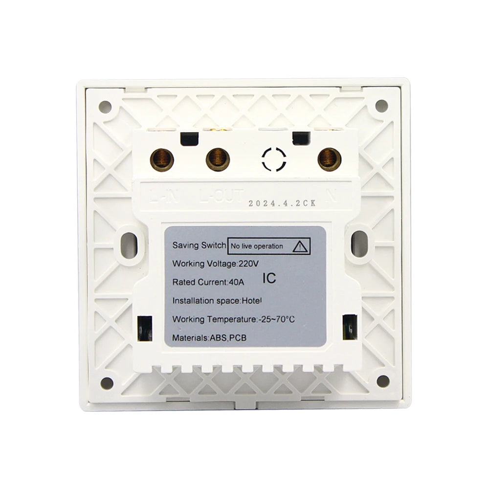 Wide Voltage Hotel Energy Saving Switch Low/High Frequency 125Khz/13.56MHz Support 110V / 220V 40A M1/EM T5577 Card Power On-Off Vue