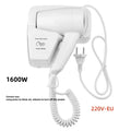 XMSJ 2000W Wall Mounted Hotel Hair Dryer – Ionic 220V Wall Mounted Hair Dryer Vue C-White 220V-240V EU Plug