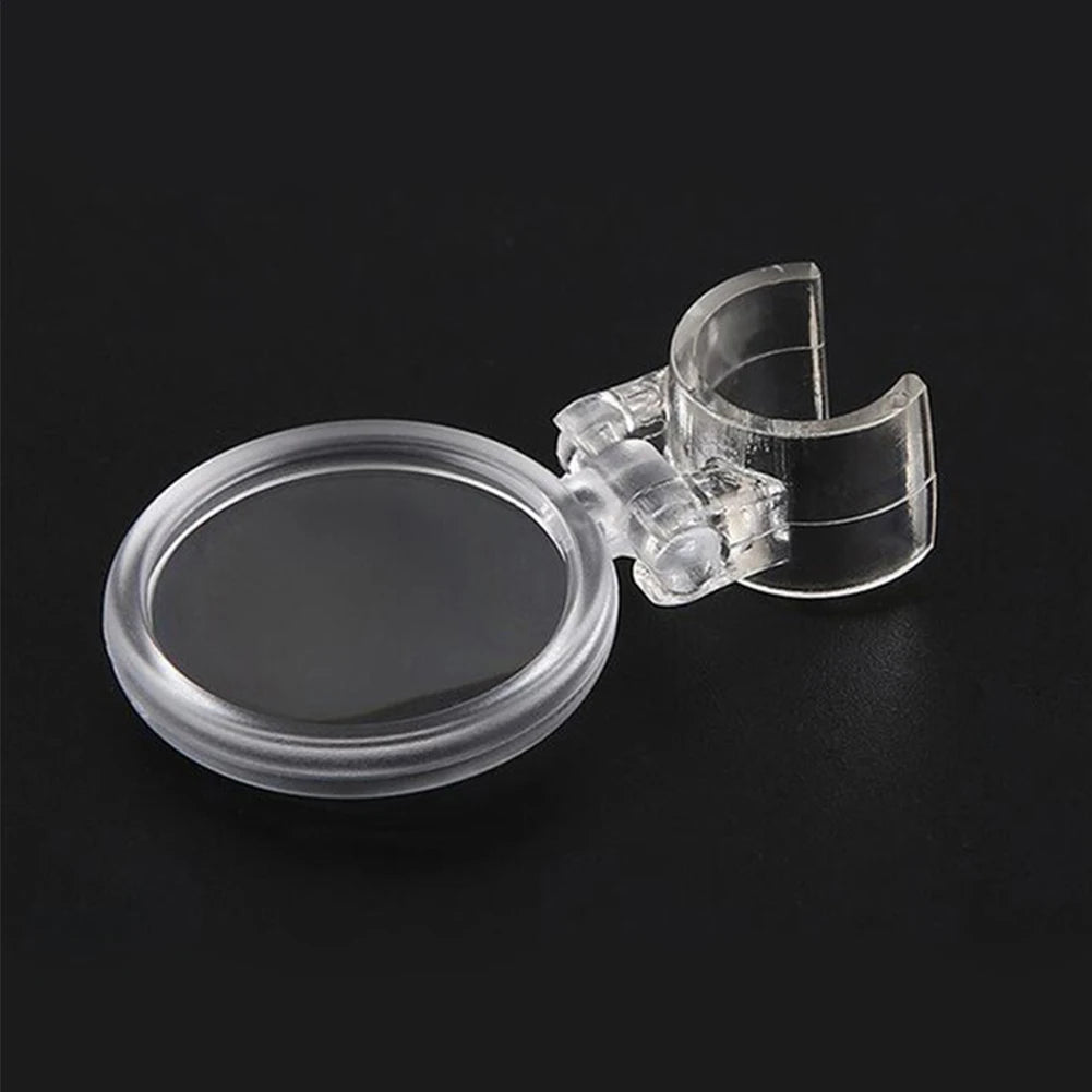Penholder Magnifying Glass Tool Clip on Diamond Art Pen Drill Magnifier Diamond Painting Pen Magnifier for DIY Painting Craft Vue