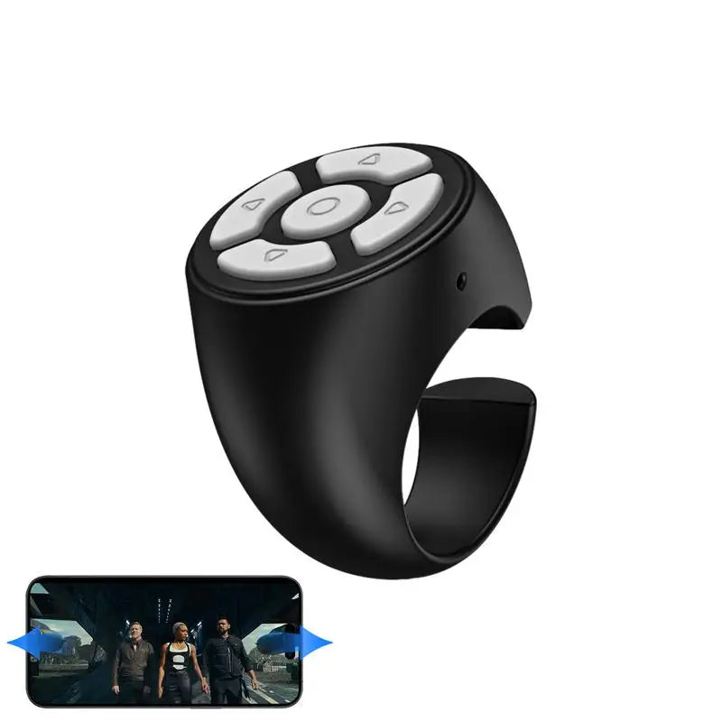 Bluetooth Finger Ring Remote – Page Turner & Video Scroller Bluetooth Ring Remote Vue
