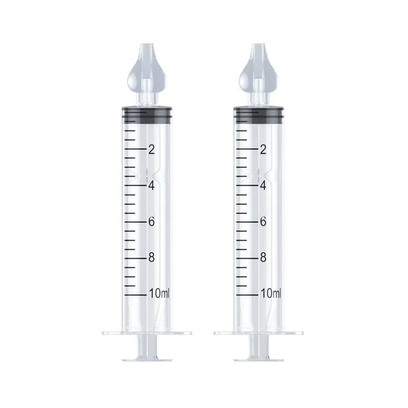 vvocci Baby Nasal Aspirator Syringe Baby10ML/20ML Nose Cleaner Lavado Jeringa Lavado Nasal Bebe Aspirador Nasal Para Bebe Vue transparent 10ml 2pc