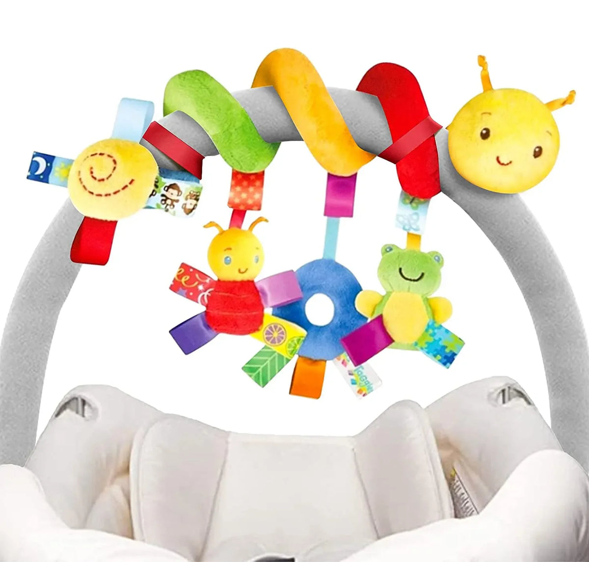 Baby Towel Bebe Toys New Soft Infant Crib Bed Stroller Toy Spiral Baby Toy For Newborns Car Seat Educational Rattles 0-12 Months Vue