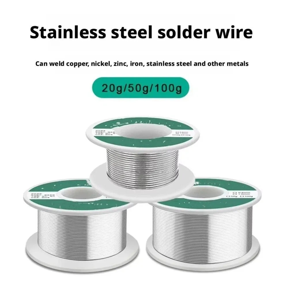 1.0mm Diameter Solder Wire 20g Weight 100g Weight Welding Wire Low Melting Temperature Neatly Wound Spool Soldering Wire Vue