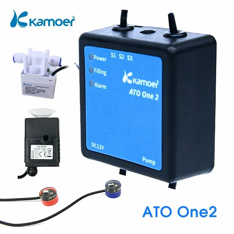 Kamoer ATO One2 Aquarium Smart Automatic System Silent Water Replenisher Water Level Controller for Fish Tank Water Tank Filler Vue