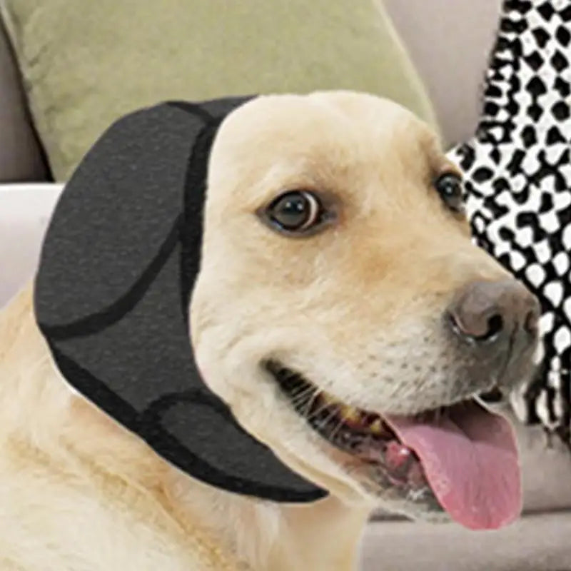 Dog Calming Ear Muffs – Noise-Reducing Pet Ear Wrap Dog Ear Wrap Vue