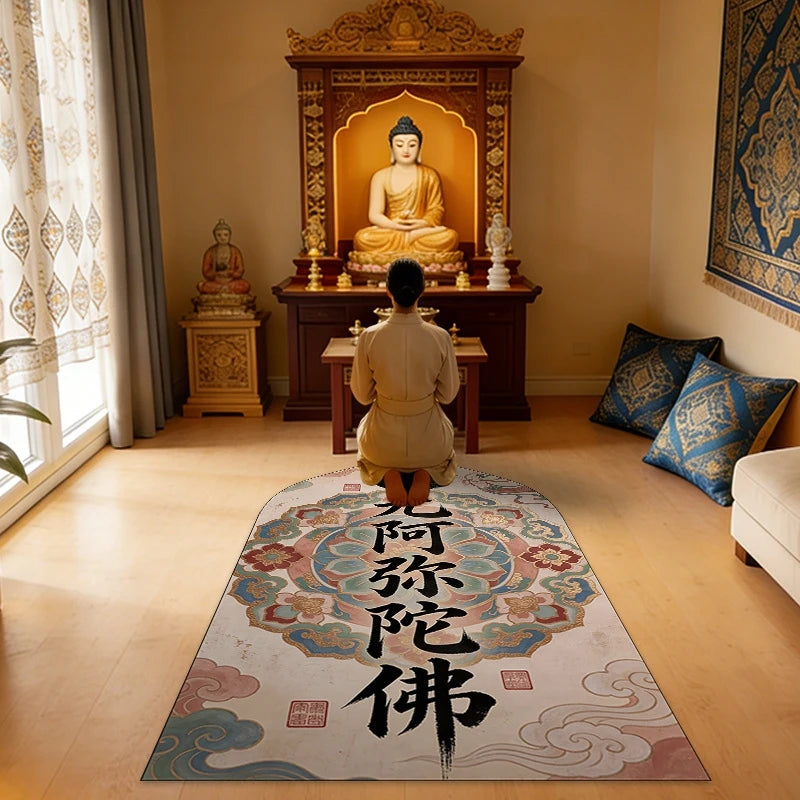 Vintage Prayer Cushion Soft Comfortable Worship Seat Pad For Meditation Zen Room Altar Decor For Adults Home Temple Gift Vue