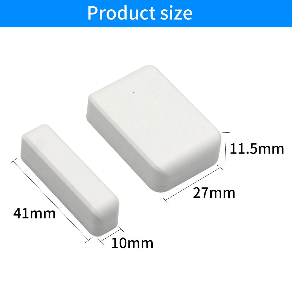 TTLOCK Wireless Magnetic Door Sensor Window Detection Coding Mode for TTLOCK Locks Security Alarm System Home Burglar Alarm Kits Vue