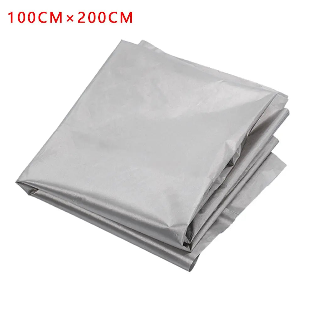 1 5m 8m 2m Sunscreen Heat Insulation Double-sided Silver-coated Shade Vue 100CMX200CM
